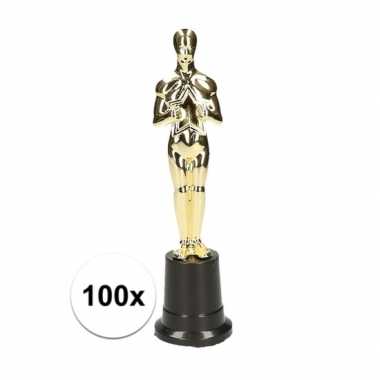 100x gouden academy award beeldje 22cm prijs