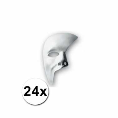 24 witte gezichtsmaskers phantom prijs