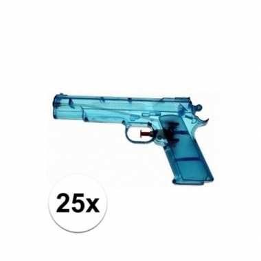25x voordelige waterpistolen blauw prijs