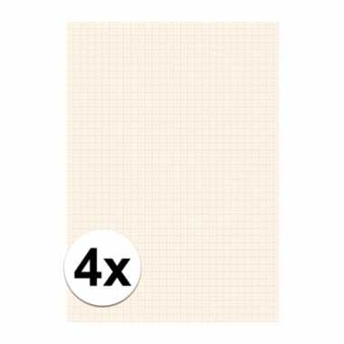 4x 25 vel millimeter papier blok prijs