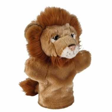 Bruine leeuwen handpoppen knuffels 26 cm knuffeldieren prijs