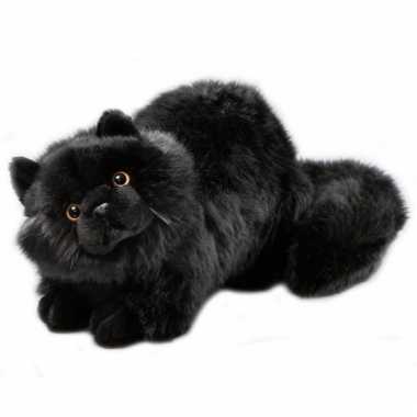 Knuffel perzische zwarte kat van 30 cm prijs