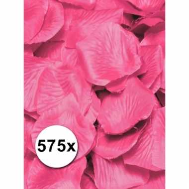 Kunst rozenblaadjes roze 575 stuks prijs