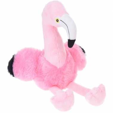 Licht roze pluche flamingo knuffel 23 cm prijs