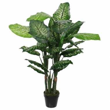 Nep planten groene dieffenbachia kunstplanten 120 cm met pot prijs