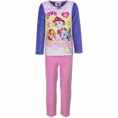 Paw patrol meiden pyjama paars prijs