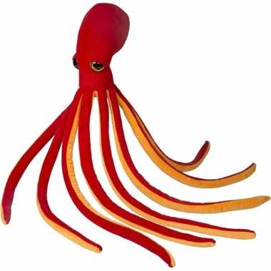 Rode octopus/inktvis vissen knuffels 100 cm knuffeldieren prijs