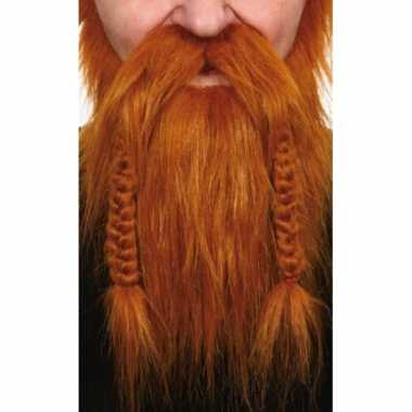 Rode viking baard met snor prijs