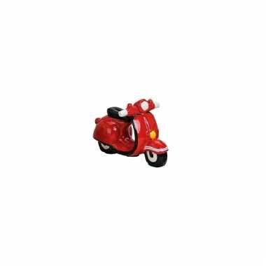 Spaarpot scooter rood 20 cm prijs