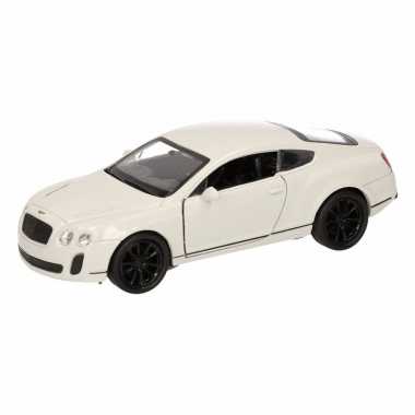 Speelgoed bentley continental supersports wit welly autootje 12 cm pr