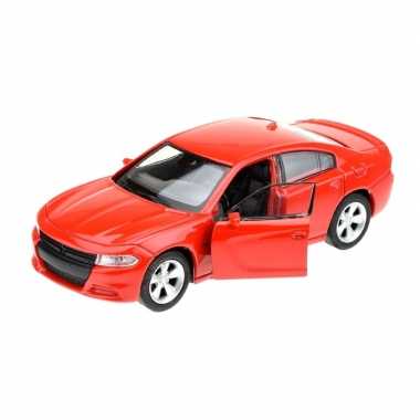 Speelgoedauto dodge charger 2016 rood 1:34 prijs