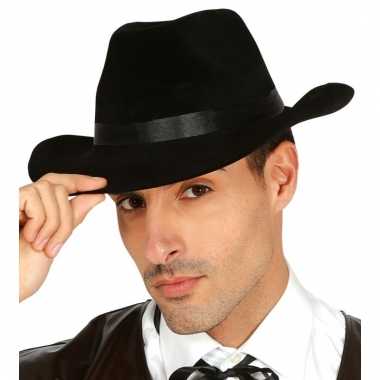 Verkleedaccesoire cowboyhoed zwart voor volwassenen prijs