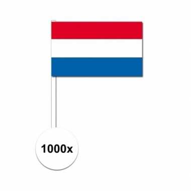 Zwaaivlaggetjes nederland 1000 stuks prijs