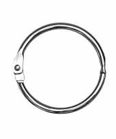 Vergelijk 10x sleutelringen boekringen 25 mm prijs