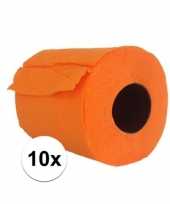 Vergelijk 10x wc papier oranje prijs