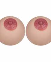 Vergelijk 2x plastic fop foute waterspuit borst tiet 7 5 cm prijs