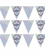 Vergelijk 3x lets party holografische feest versiering vlaggenlijnen 10 meter prijs