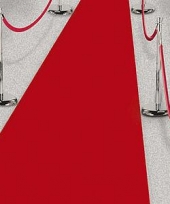 Vergelijk 3x rode lopers voor een feest 450 cm prijs