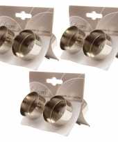 Vergelijk 3x zilveren waxinelichthouders 4 stuks prijs