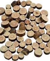 Vergelijk 780x houten boomschijfjes klein prijs