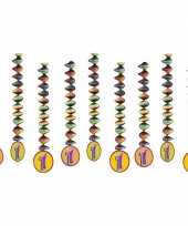 Vergelijk 9x feestartikelen 1 jaar spiralen versieringen prijs