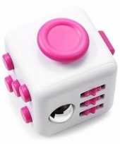 Vergelijk anti stress speelgoed kubus roze wit prijs
