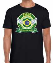 Vergelijk brazil drinking team t-shirt zwart heren prijs