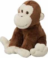 Vergelijk bruine chimpansee aap apen knuffels 18 cm knuffeldieren prijs