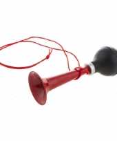 Vergelijk feest toeter metaal rood prijs