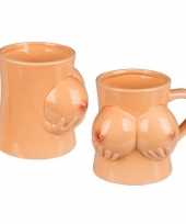 Vergelijk fun beker mok met borsten 300 ml prijs