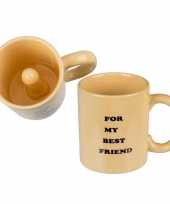 Vergelijk fun beker mok met penis 250 ml prijs