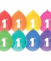 Vergelijk gekleurde ballonnen 1 jaar 24 stuks prijs