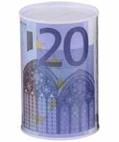Vergelijk geld 20 euro biljet spaarpotje 8 x 11 cm prijs