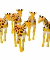 Vergelijk gevlekte giraffe figuur 7 cm speelfiguur prijs