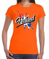 Vergelijk holland supporter kleding oranje voor dames prijs