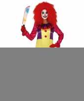 Vergelijk horror clown verkleed jumpsuit voor dames prijs