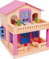 Vergelijk houten speelhuis voor poppen prijs