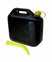 Vergelijk jerrycan 5 liter met schenktuit zwart prijs