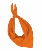 Vergelijk oranje hals zakdoeken bandana style prijs
