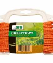 Vergelijk oranje hobby touw draad 6 mm x 10 meter prijs