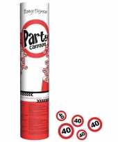 Vergelijk party popper confetti kanon 40 jaar prijs
