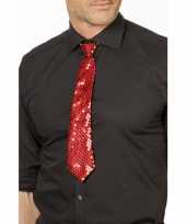 Vergelijk rode glitter verkleed stropdassen 32 cm voor dames heren prijs