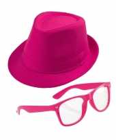 Vergelijk roze accessoires hoedje met zonnebril prijs