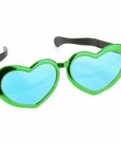 Vergelijk st patricks day groene hartvormige xl verkleed bril voor volwassenen prijs