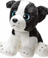 Vergelijk wit met zwarte border collies puppies knuffels 14 cm knuffeldieren prijs