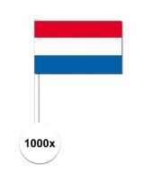 Vergelijk zwaaivlaggetjes nederland 1000 stuks prijs