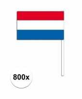 Vergelijk zwaaivlaggetjes nederland 800 stuks prijs