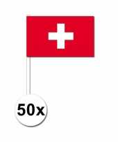 Vergelijk zwaaivlaggetjes zwitserland 50 stuks prijs